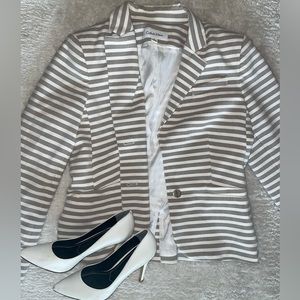 Calvin Klein Striped Blazer